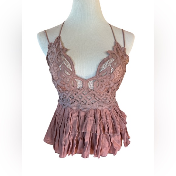 Free People Intimately Lace Top - Picture 1 of 3